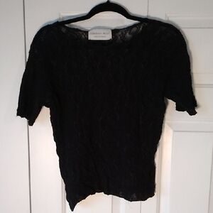 Vtg. Deborah Wiley Lace Top